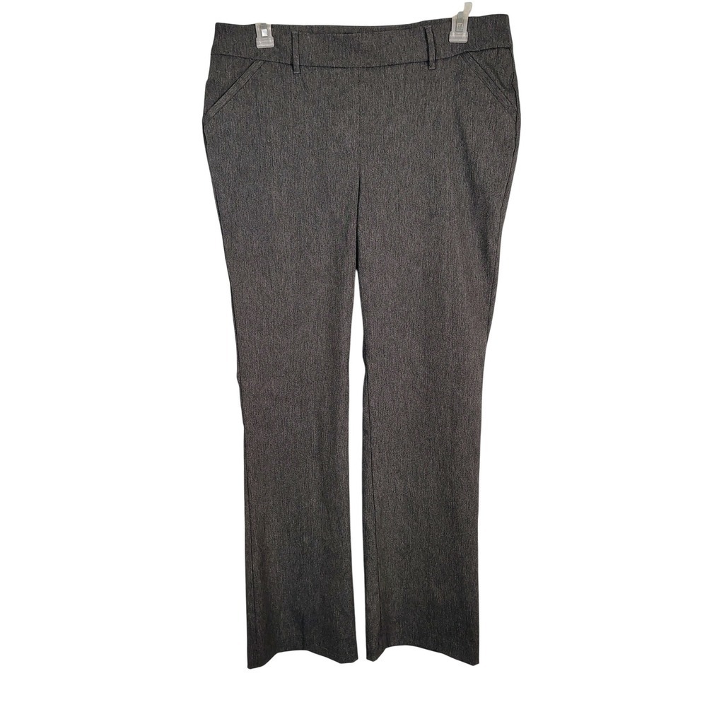 Rekucci Womens SZ 16W Dress Pants Charcoal Grey Stretch Officecore Trousers